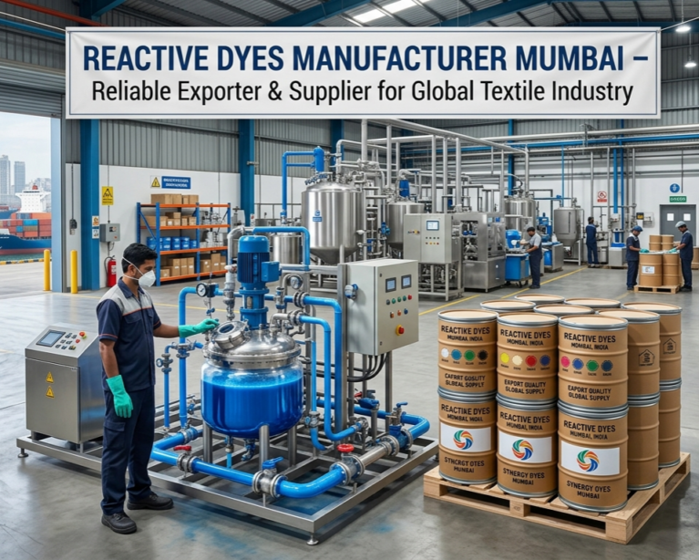 Reactive Dyes Manufacturer Mumbai | Exporter & Supplier
